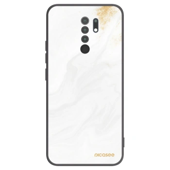 Picasee Xiaomi Redmi 9 Hülle - Schwarzes Silikon - White