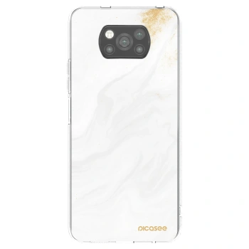 Picasee Xiaomi Poco X3 Hülle - Schwarzes Silikon - White