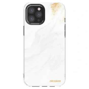 Picasee Apple iPhone 12 Pro Max Hülle - Transparentes Silikon - White