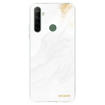 Picasee Realme 6i Hülle - Transparentes Silikon - White