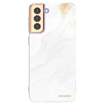 Picasee Samsung Galaxy S21+ 5G G996F Hülle - Transparentes Silikon - White