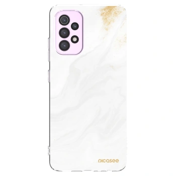 Picasee Samsung Galaxy A32 5G A326B Hülle - Transparentes Silikon - White