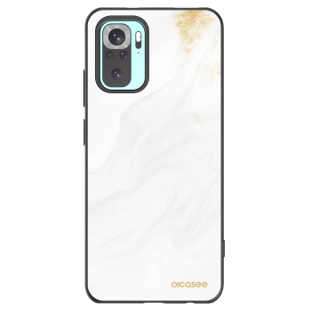 Picasee Xiaomi Redmi Note 10 Pro Hülle - Schwarzes Silikon - White