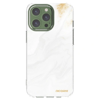 Picasee Apple iPhone 13 Pro Hülle - Transparentes Silikon - White