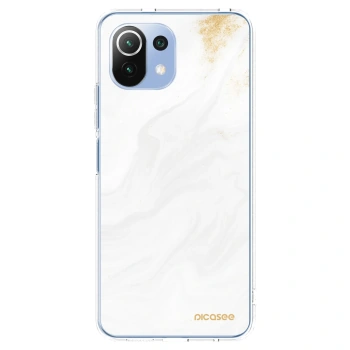 Picasee Xiaomi 11 Lite 5G NE Hülle - Transparentes Silikon - White