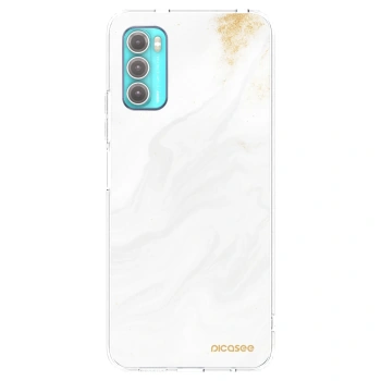 Picasee Motorola Moto G60 Hülle - Transparentes Silikon - White