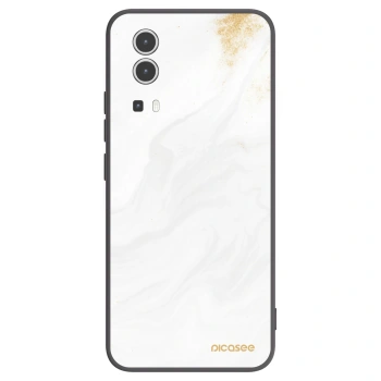 Picasee Vivo Y72 5G Hülle - Schwarzes Silikon - White