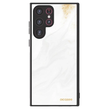 Picasee ULTIMATE CASE PowerShare für Samsung Galaxy S22 Ultra 5G - White
