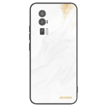 Picasee Xiaomi Poco F5 Pro 5G Hülle - Schwarzes Silikon - White
