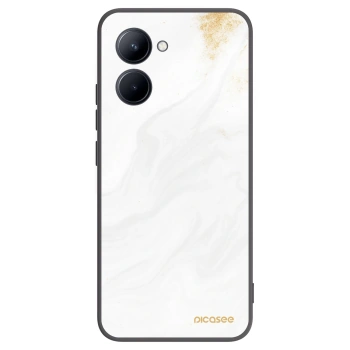 Picasee Realme C33 (2023) Hülle - Schwarzes Silikon - White