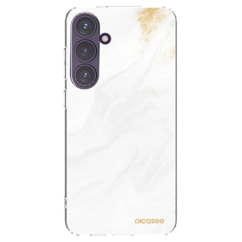Picasee Samsung Galaxy S24+ S926B 5G Hülle - Transparentes Silikon - White