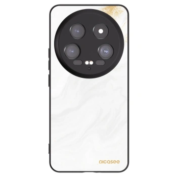 Picasee Xiaomi 14 Ultra Hülle - Schwarzes Silikon - White