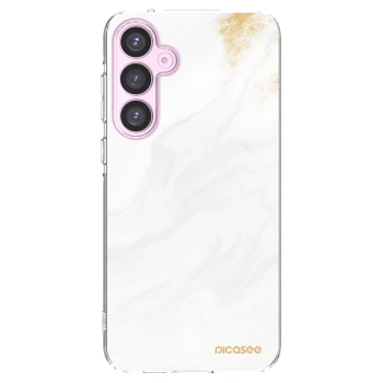 Picasee Samsung Galaxy A55 5G A556B Hülle - Transparentes Silikon - White