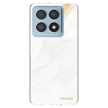 Picasee Xiaomi 14T Pro Hülle - Transparentes Silikon - White
