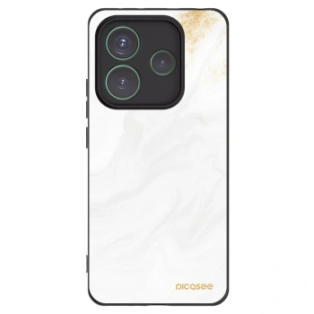 Picasee Xiaomi Redmi Note 14 5G Hülle - Schwarzes Silikon - White