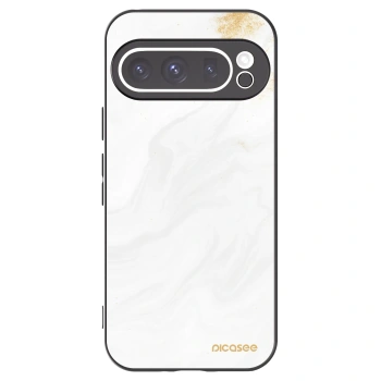 Picasee Google Pixel 9 Pro Hülle - Schwarzes Silikon - White
