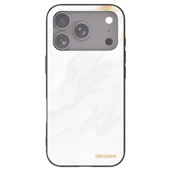 Picasee Apple iPhone 17 Pro Hülle - Schwarzes Silikon - White