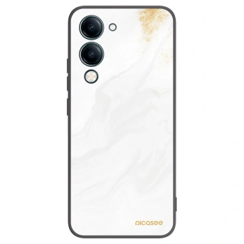 Picasee Vivo Y29s 5G Hülle - Schwarzes Silikon - White