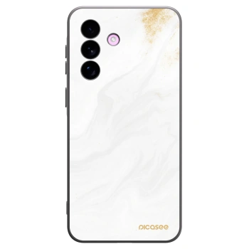 Picasee Samsung Galaxy A57 5G Hülle - Schwarzes Silikon - White