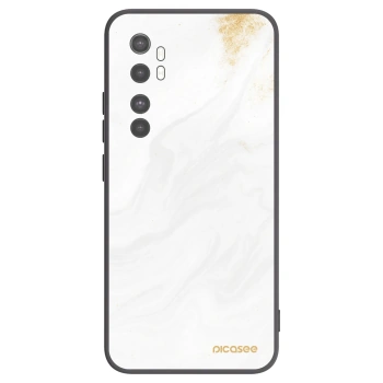 Picasee Xiaomi Mi Note 10 Lite Hülle - Schwarzes Silikon - White