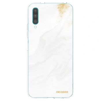 Picasee Samsung Galaxy A30s A307F Hülle - Transparentes Silikon - White