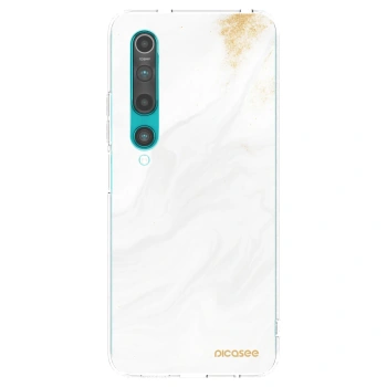 Picasee Xiaomi Mi 10 Hülle - Transparentes Silikon - White