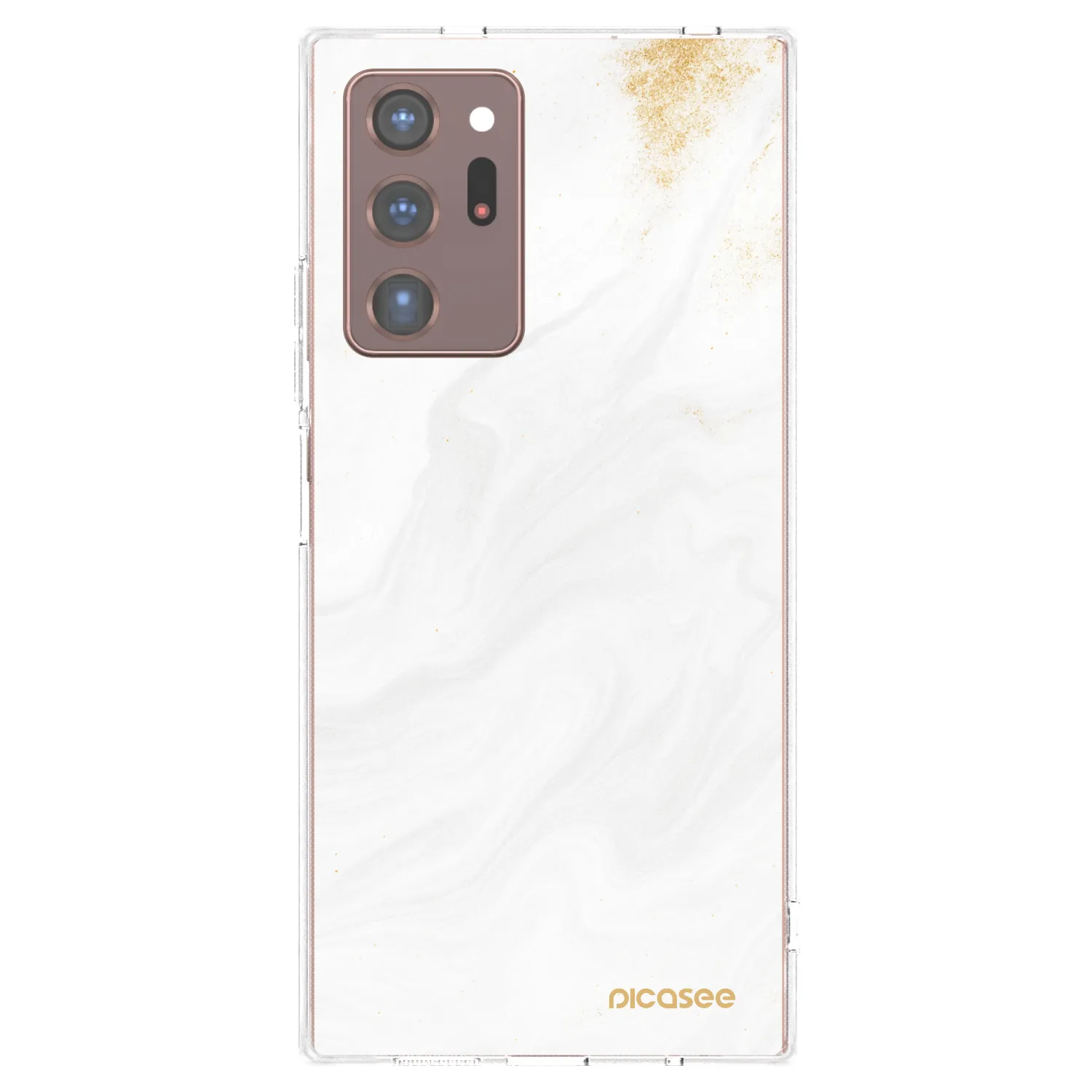Picasee Samsung Galaxy Note 20 Ultra Hülle - Transparentes Silikon - White