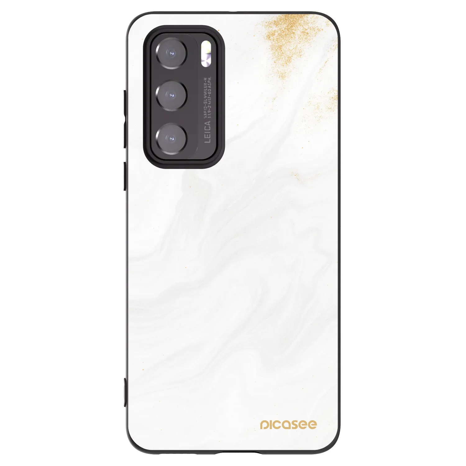 Picasee Huawei P40 Hülle - Schwarzes Silikon - White