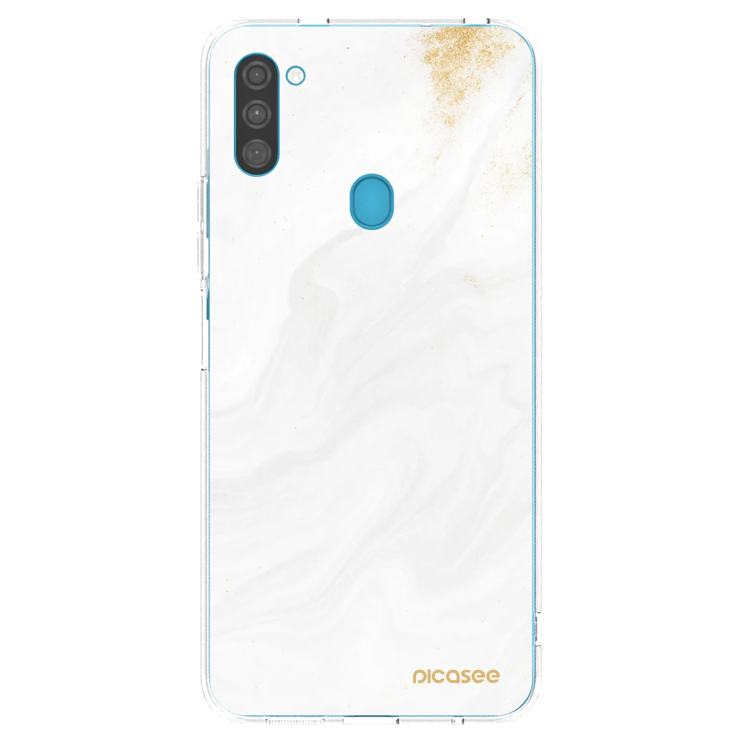 Picasee Samsung Galaxy M11 Hülle - Transparentes Silikon - White