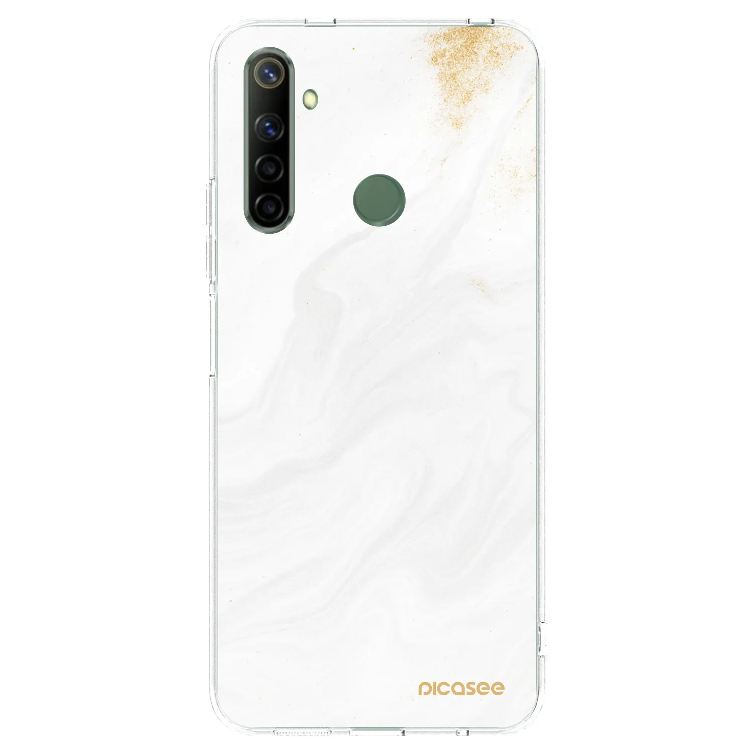 Picasee Realme 6i Hülle - Transparentes Silikon - White