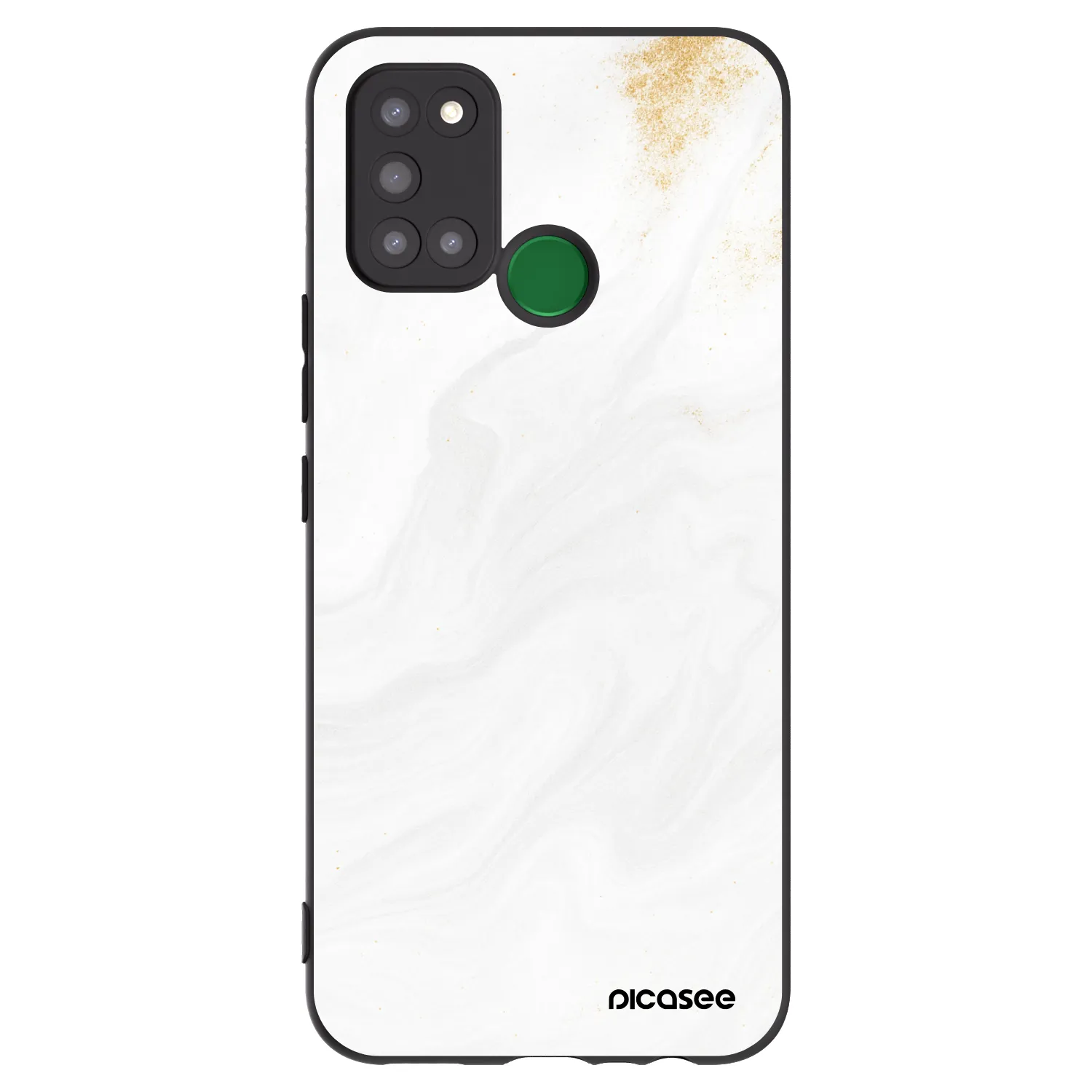 Picasee Realme 7i Hülle - Schwarzes Silikon - White