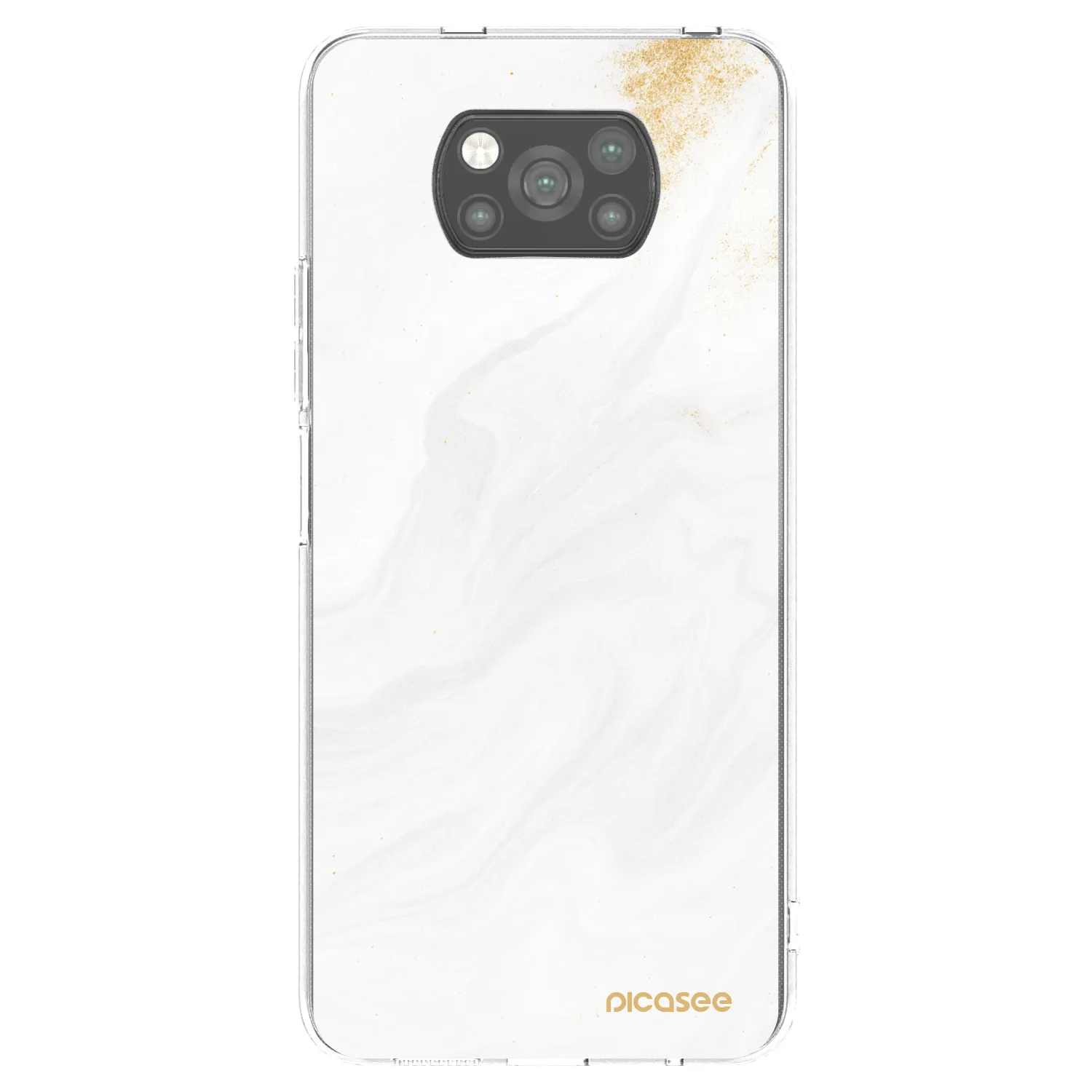 Picasee Xiaomi Poco X3 Pro Hülle - Schwarzes Silikon - White