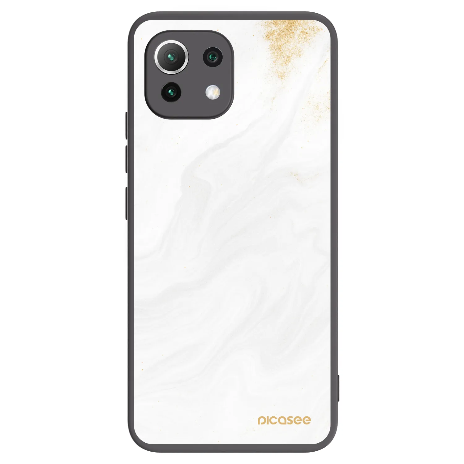 Picasee Xiaomi Mi 11 Lite Hülle - Schwarzes Silikon - White