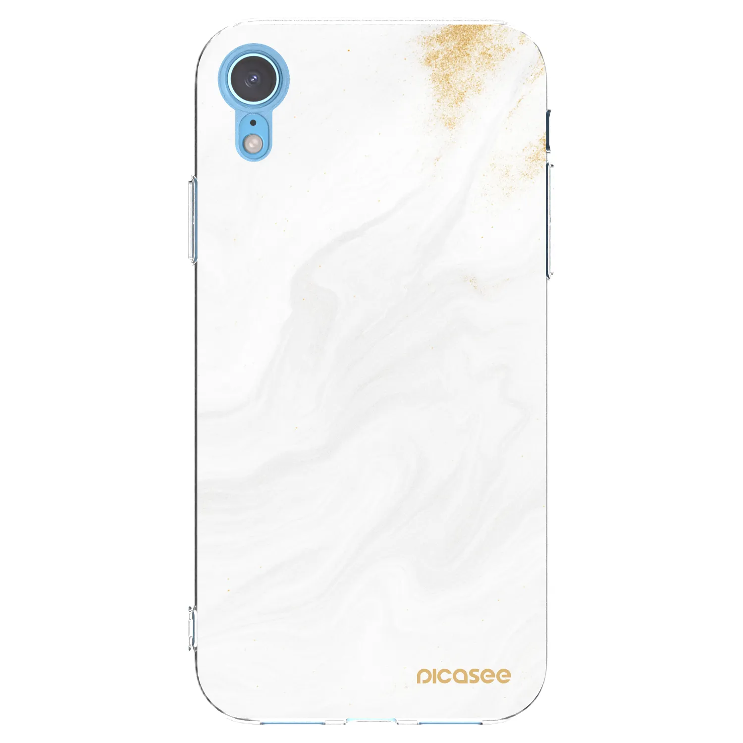 Picasee Apple iPhone XR Hülle - Transparentes Silikon - White