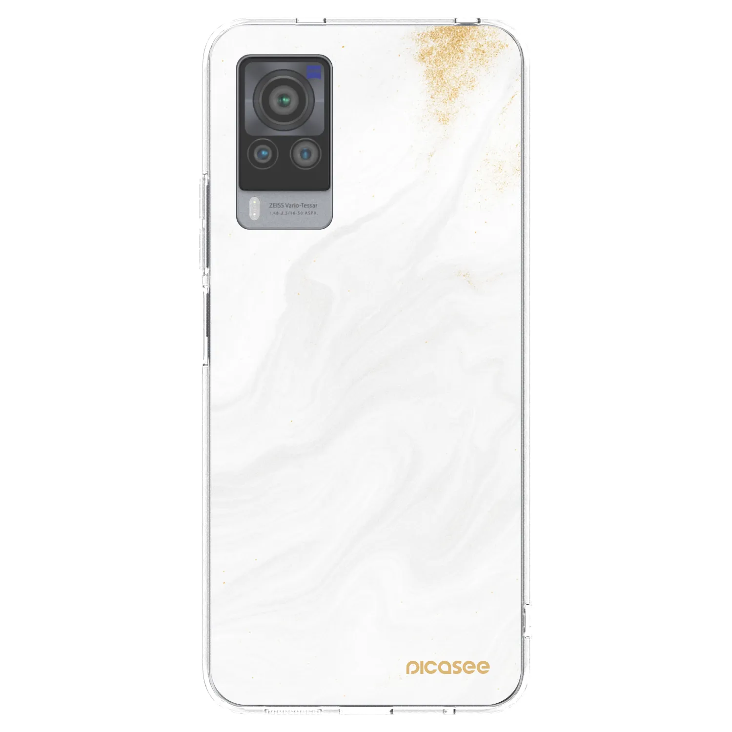 Picasee Vivo X60 Pro 5G Hülle - Transparentes Silikon - White