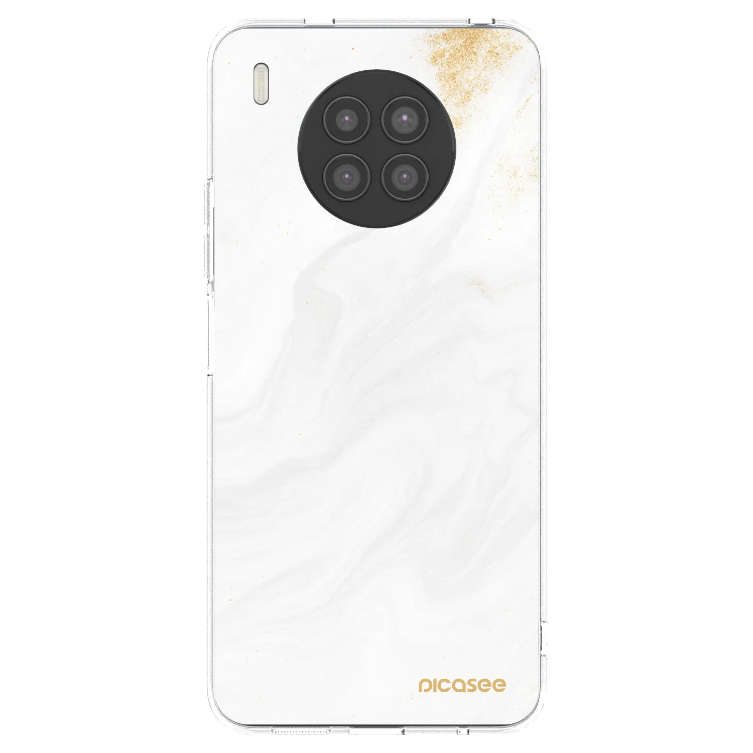 Picasee Huawei Nova 8i Hülle - Transparentes Silikon - White