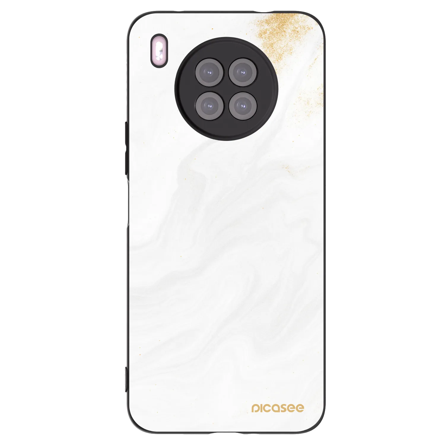 Picasee Huawei Nova 8i Hülle - Schwarzes Silikon - White