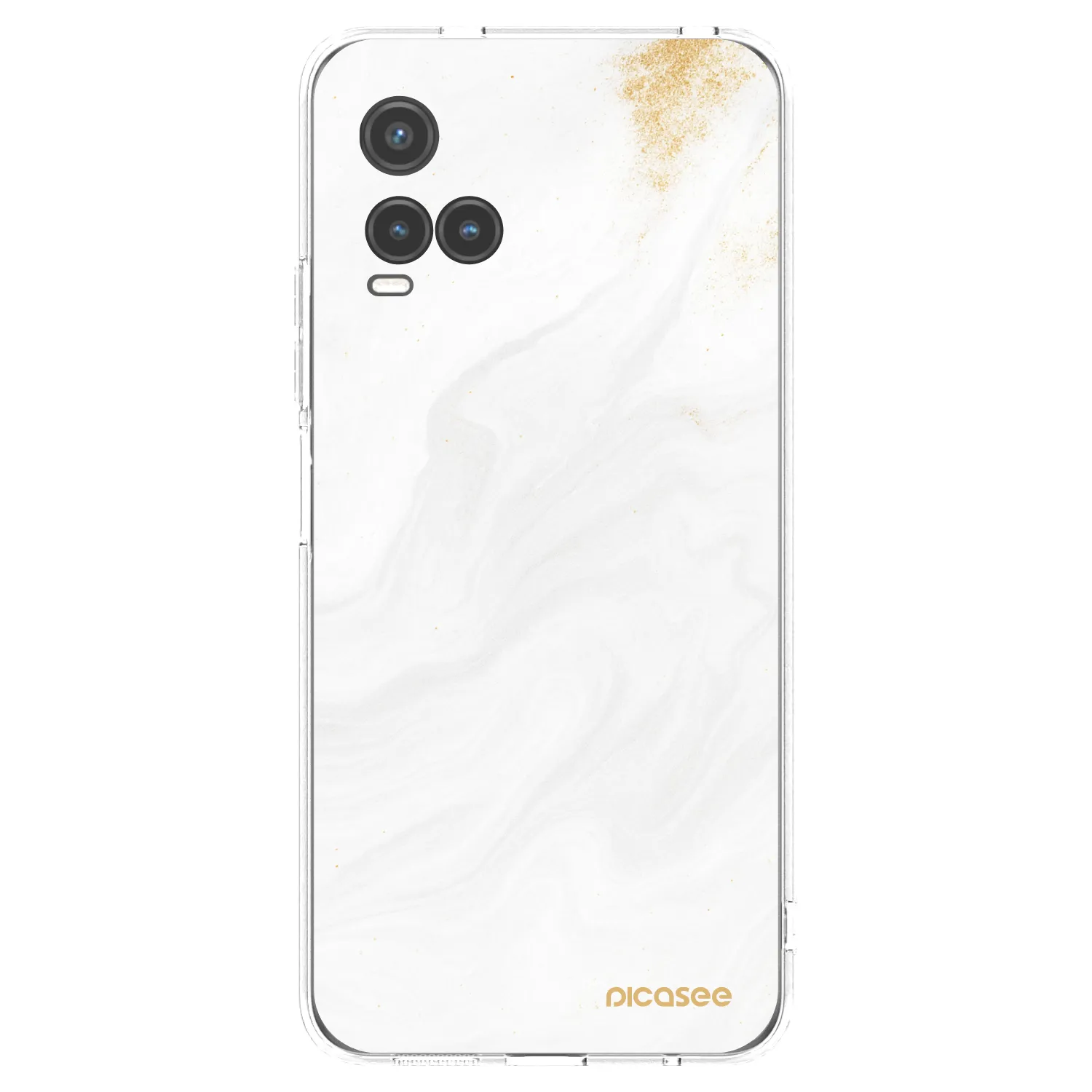 Picasee Vivo Y33s Hülle - Transparentes Silikon - White