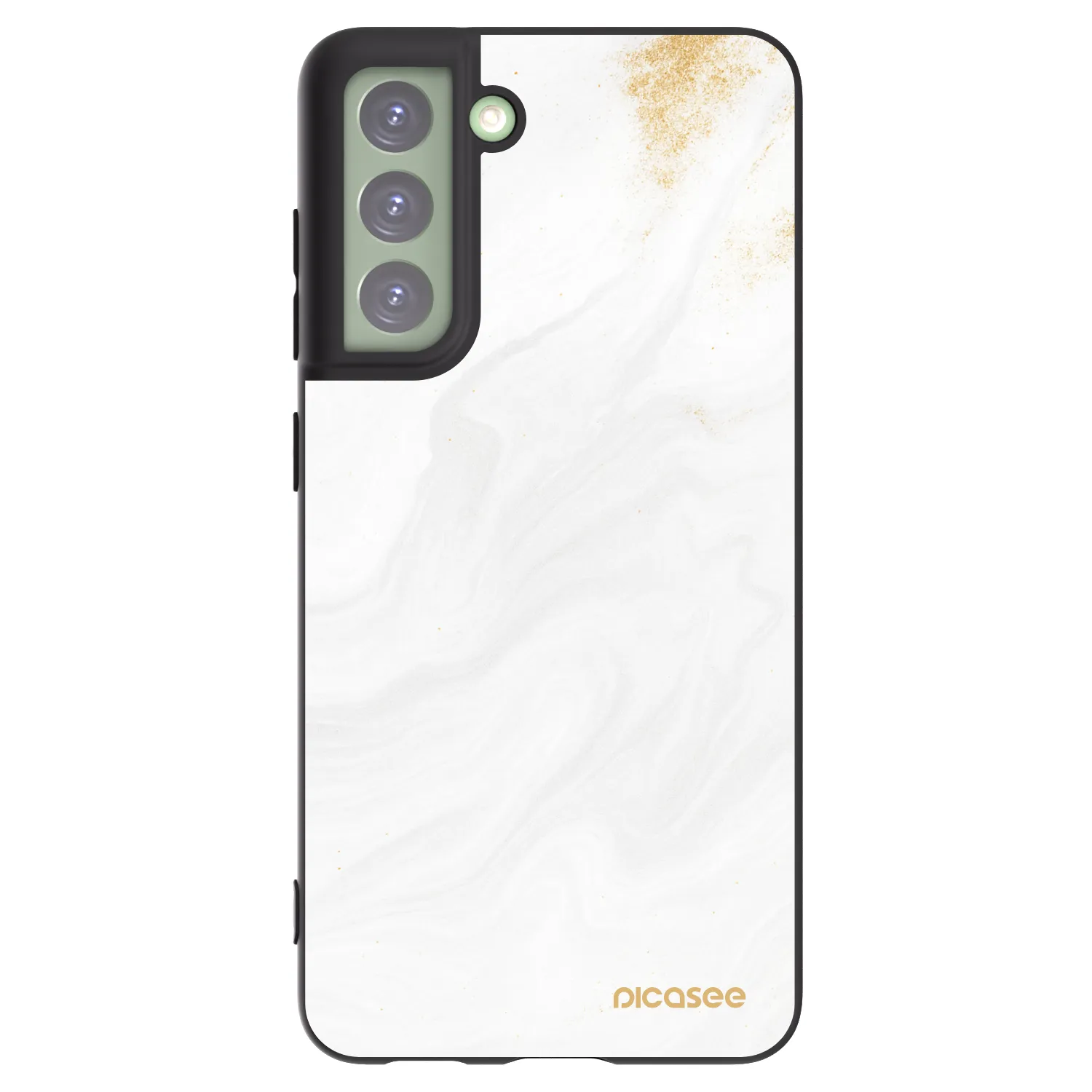 Picasee Samsung Galaxy S21 FE 5G Hülle - Schwarzes Silikon - White