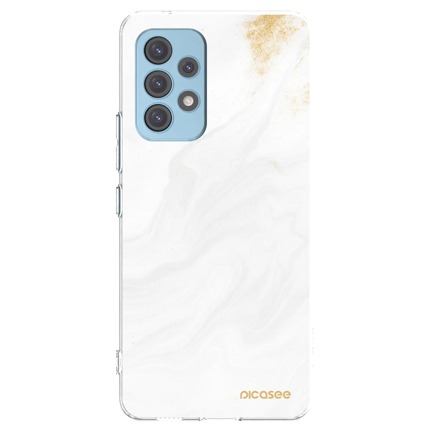 Picasee Samsung Galaxy A53 5G A536 Hülle - Transparentes Silikon - White