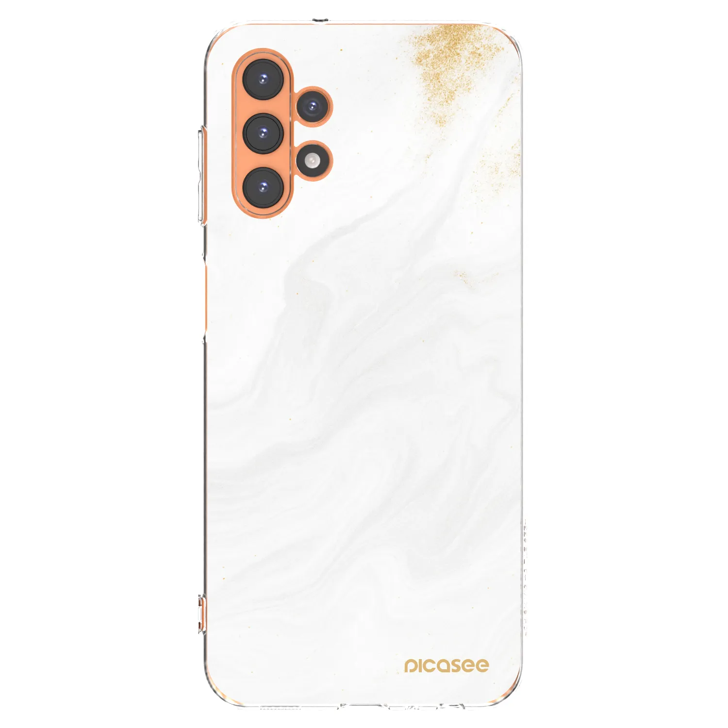 Picasee Samsung Galaxy A13 4G A135 Hülle - Transparentes Silikon - White