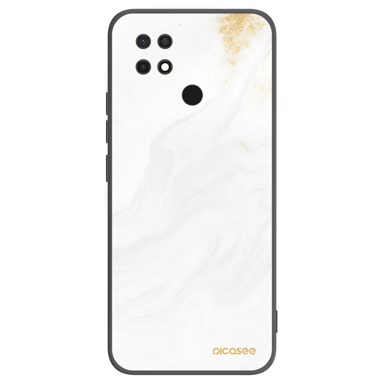 Picasee Xiaomi Redmi 10C Hülle - Schwarzes Silikon - White