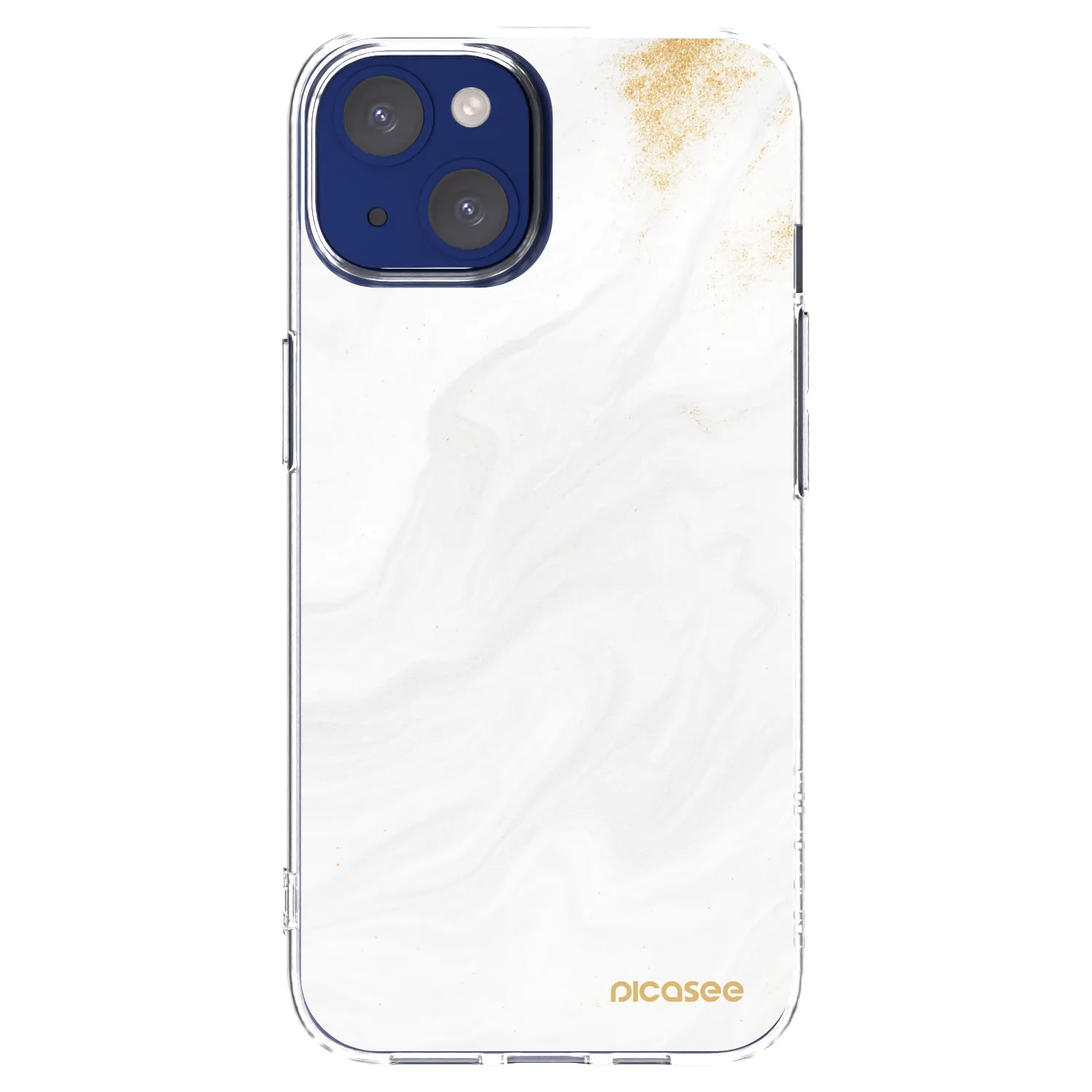Picasee Apple iPhone 14 Hülle - Transparentes Silikon - White