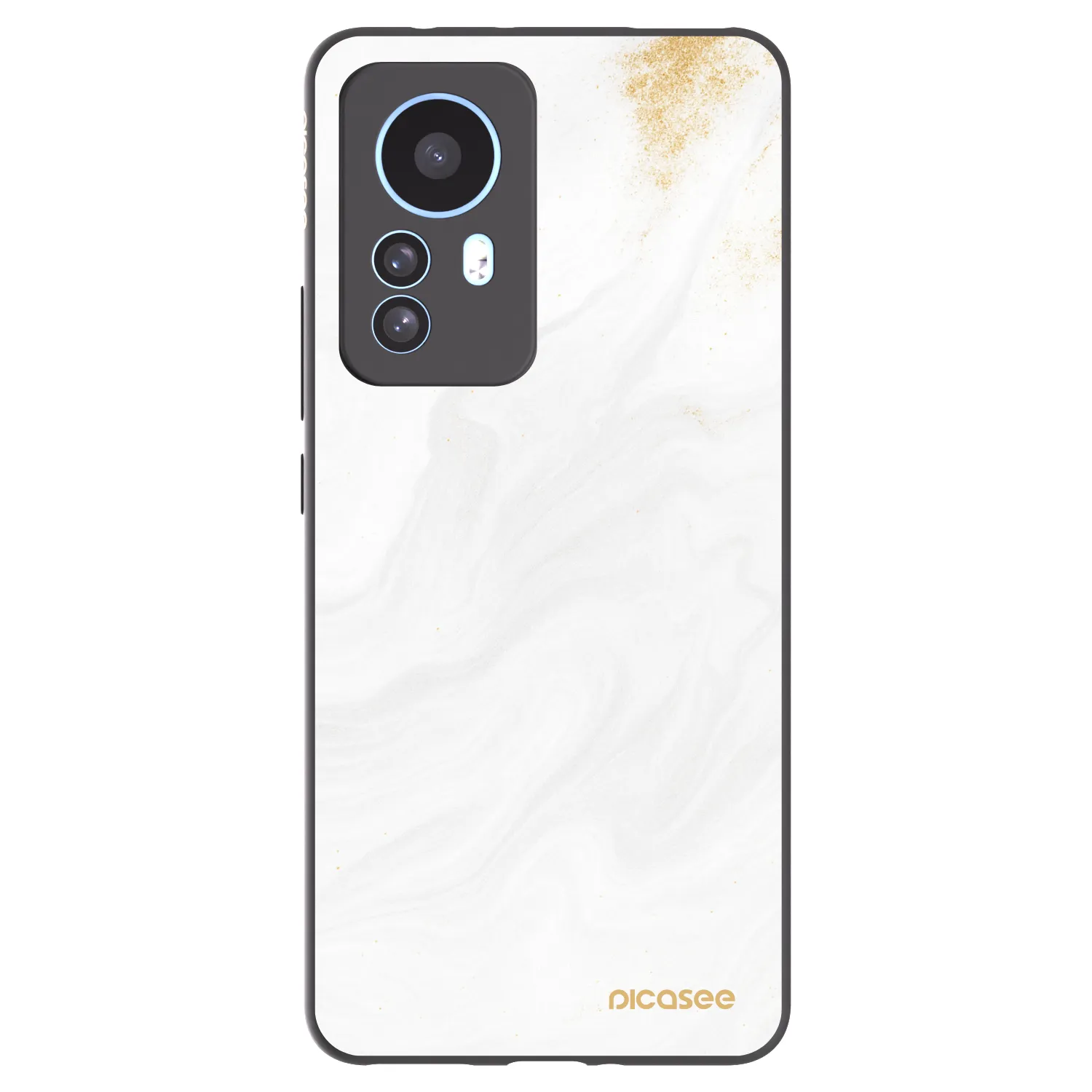 Picasee Xiaomi 12T Hülle - Schwarzes Silikon - White