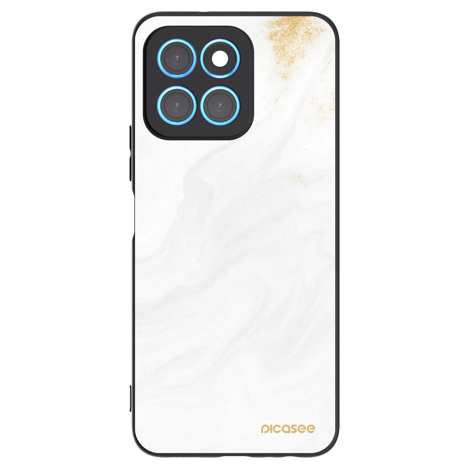 Picasee Honor X8 5G Hülle - Schwarzes Silikon - White