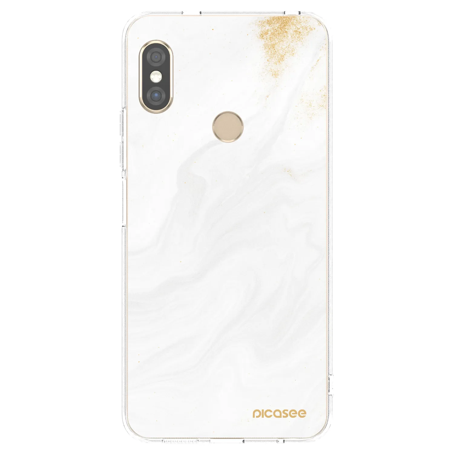 Picasee Xiaomi Redmi Note 5 Global Hülle - Transparentes Silikon - White