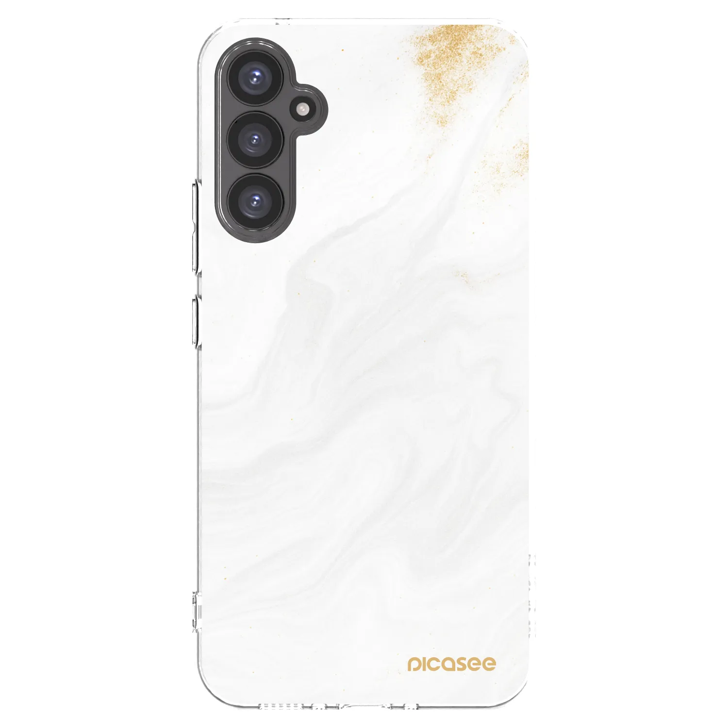 Picasee Samsung Galaxy A34 5G A346B Hülle - Transparentes Silikon - White