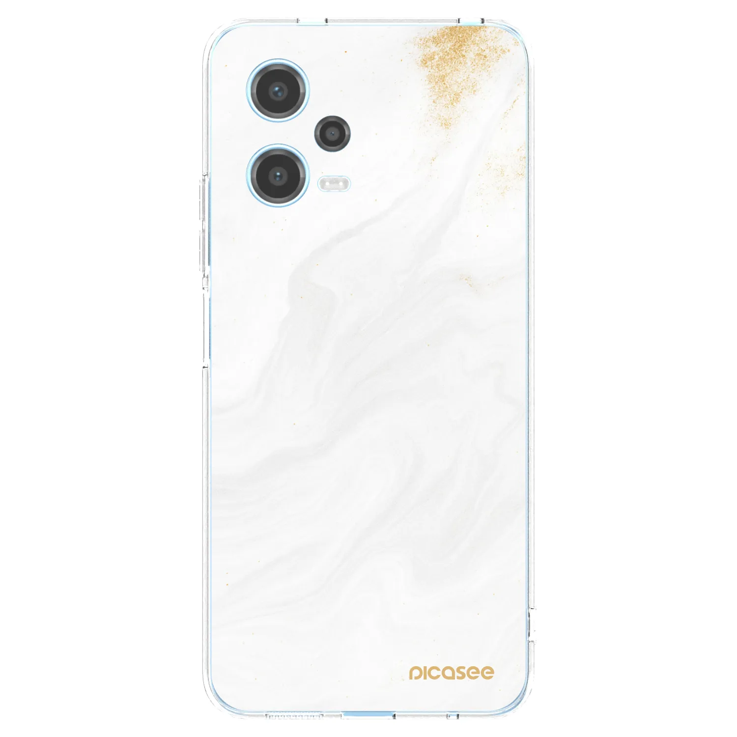 Picasee Xiaomi Redmi Note 12 5G Hülle - Transparentes Silikon - White