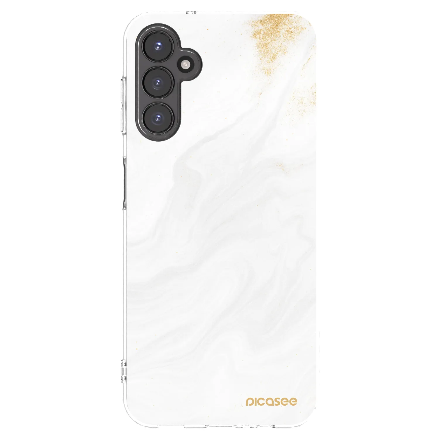 Picasee Samsung Galaxy A14 4G A145R Hülle - Transparentes Silikon - White