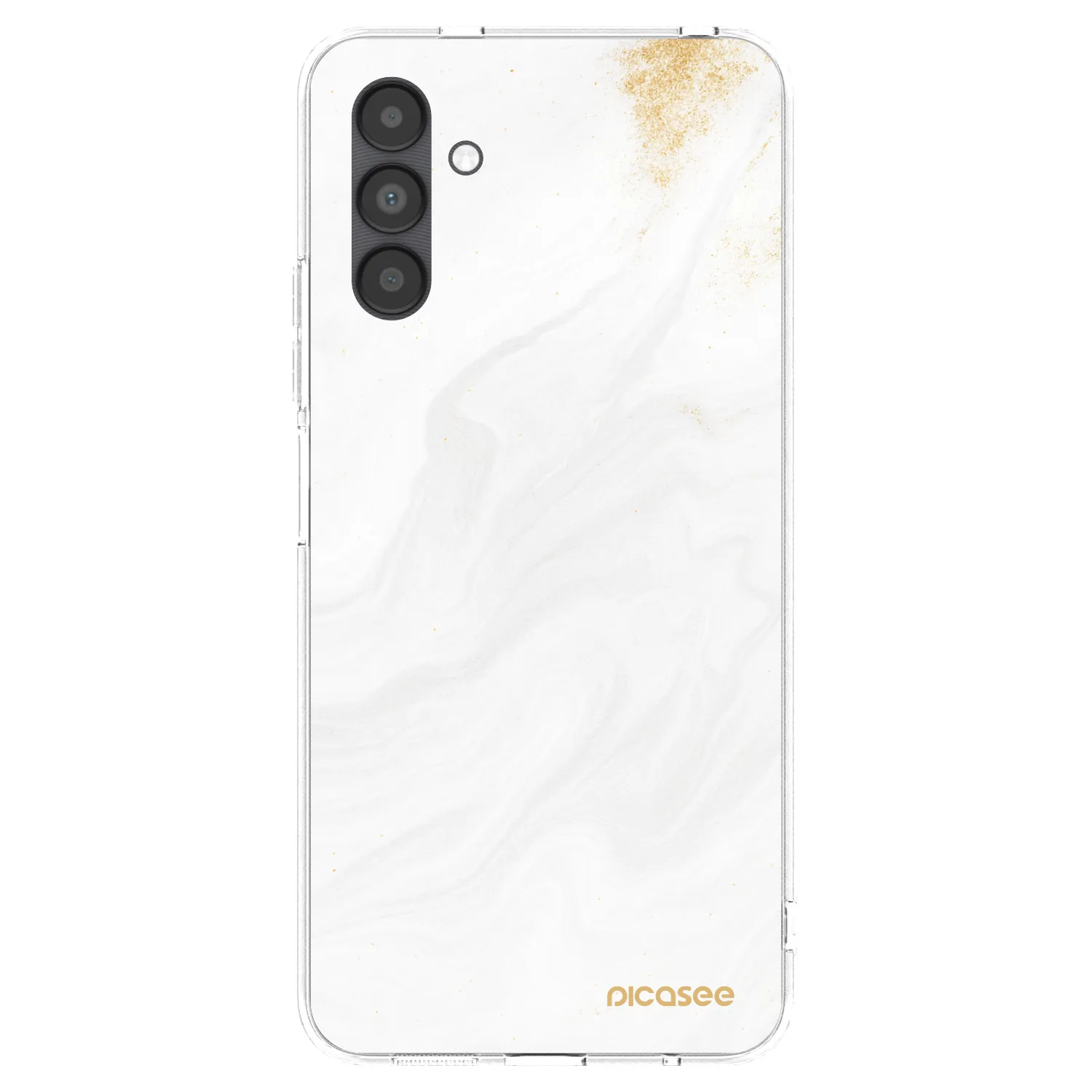 Picasee Samsung Galaxy A04s A047F Hülle - Transparentes Silikon - White